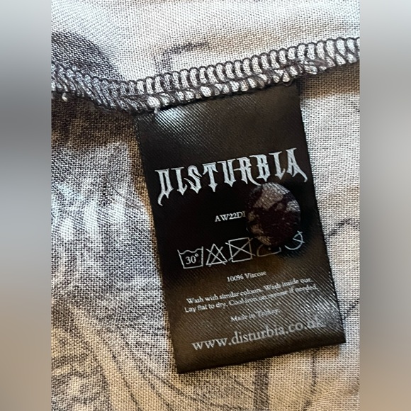 Disturbia PARASITE MIDI SKIRT 10 - buttons & arthropods - Picture 3 of 7